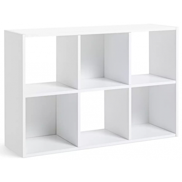 Squares 6 Cube Storage Unit - White