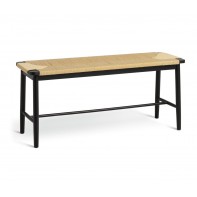 Hanna Oak Bench - Black ( B Grade 19159)