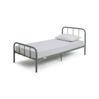 Charlie Single Metal Bed Frame - Green