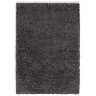 Recycled Cosy Plain Shaggy Rug - 160x230cm - Grey