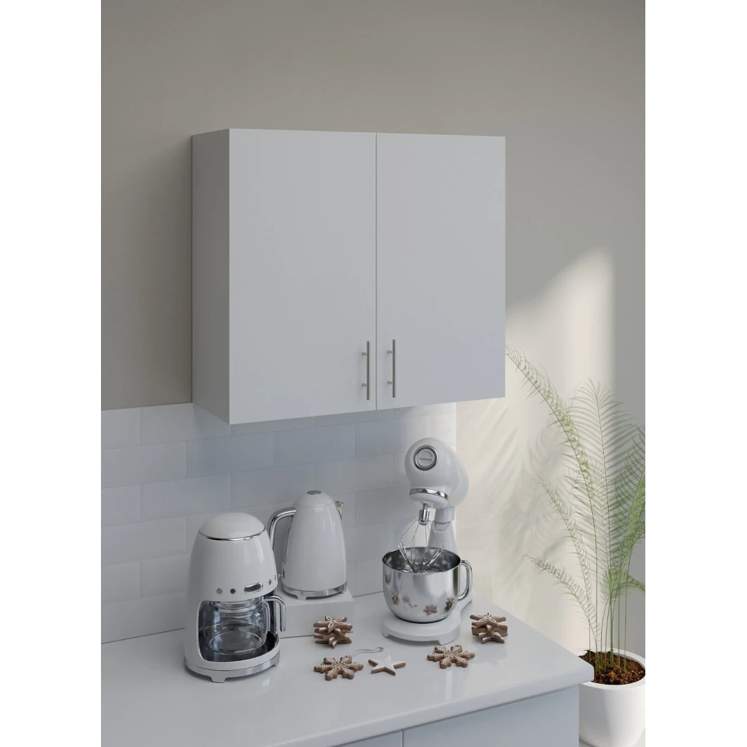 Kitchen Wall Cabinet 800mm Mounted Upper - White Grey Dark Grey Matt Or Gloss